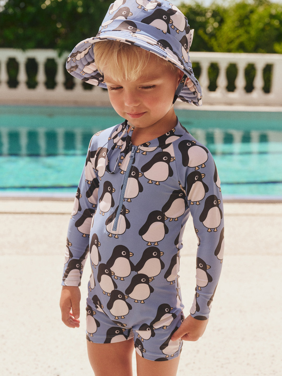 Huxbaby Percy Swim Hat - Lake