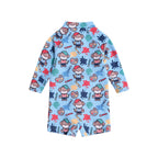 Parisian Painter Pup Swimsuit Shortie