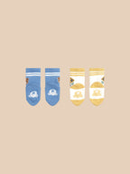 Hux Tennis 2 pack Socks - Bright Blue/Golden