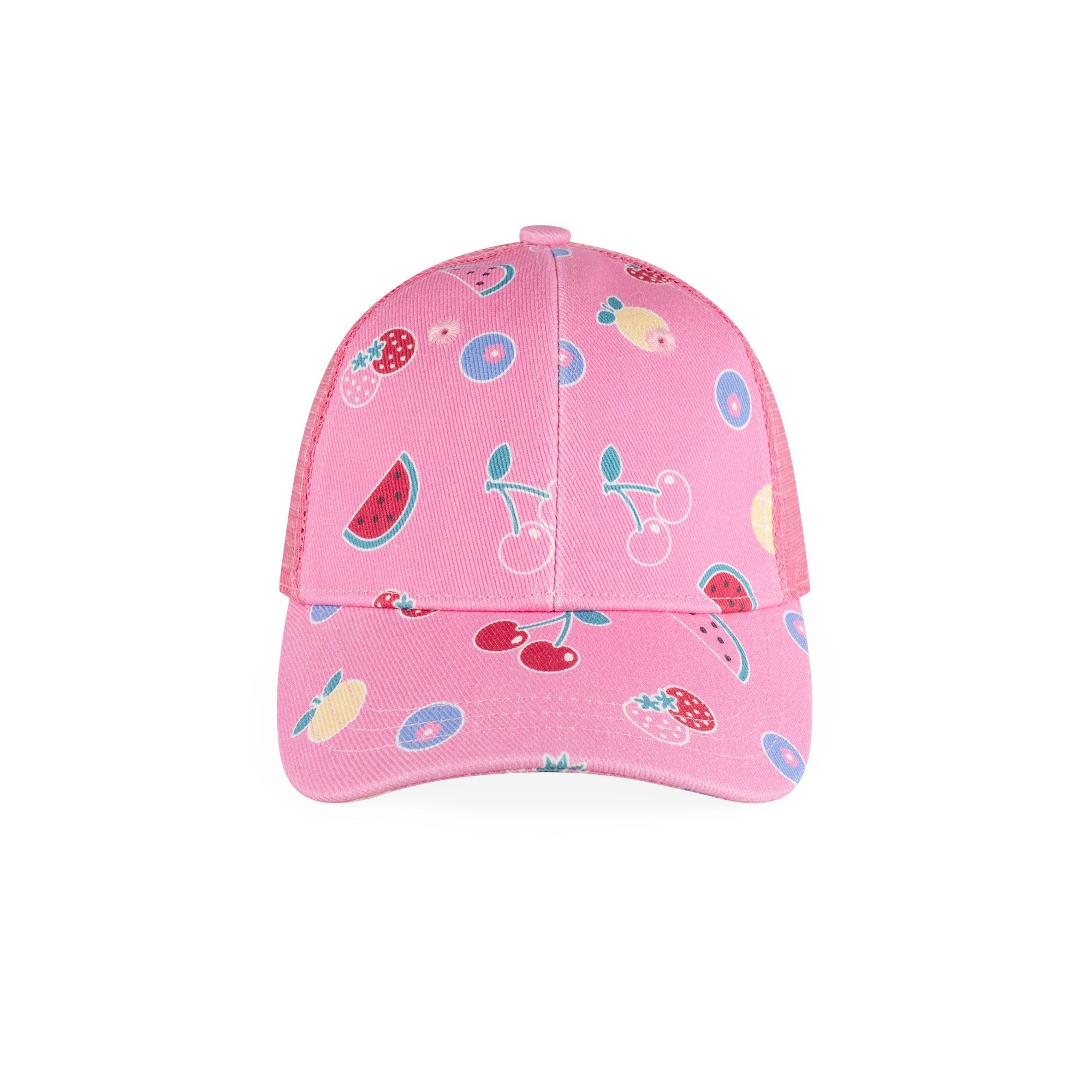 Pink Fruit Emoji Cap