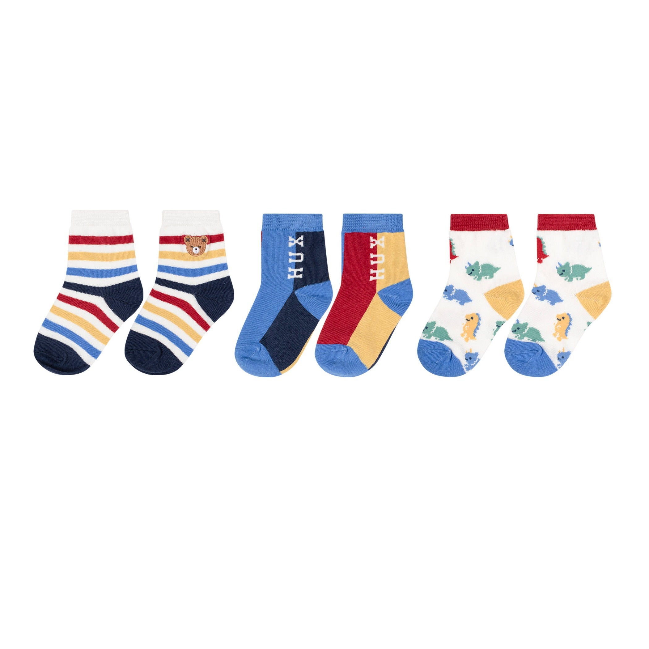 Huxbaby Best Socks Ever 3 Pack Primary