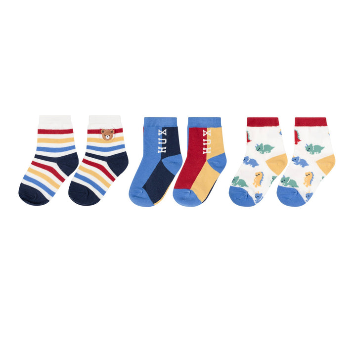 Huxbaby Best Socks Ever 3 Pack Primary