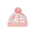 Bunny Love Knit Beanie - Dusty Pink