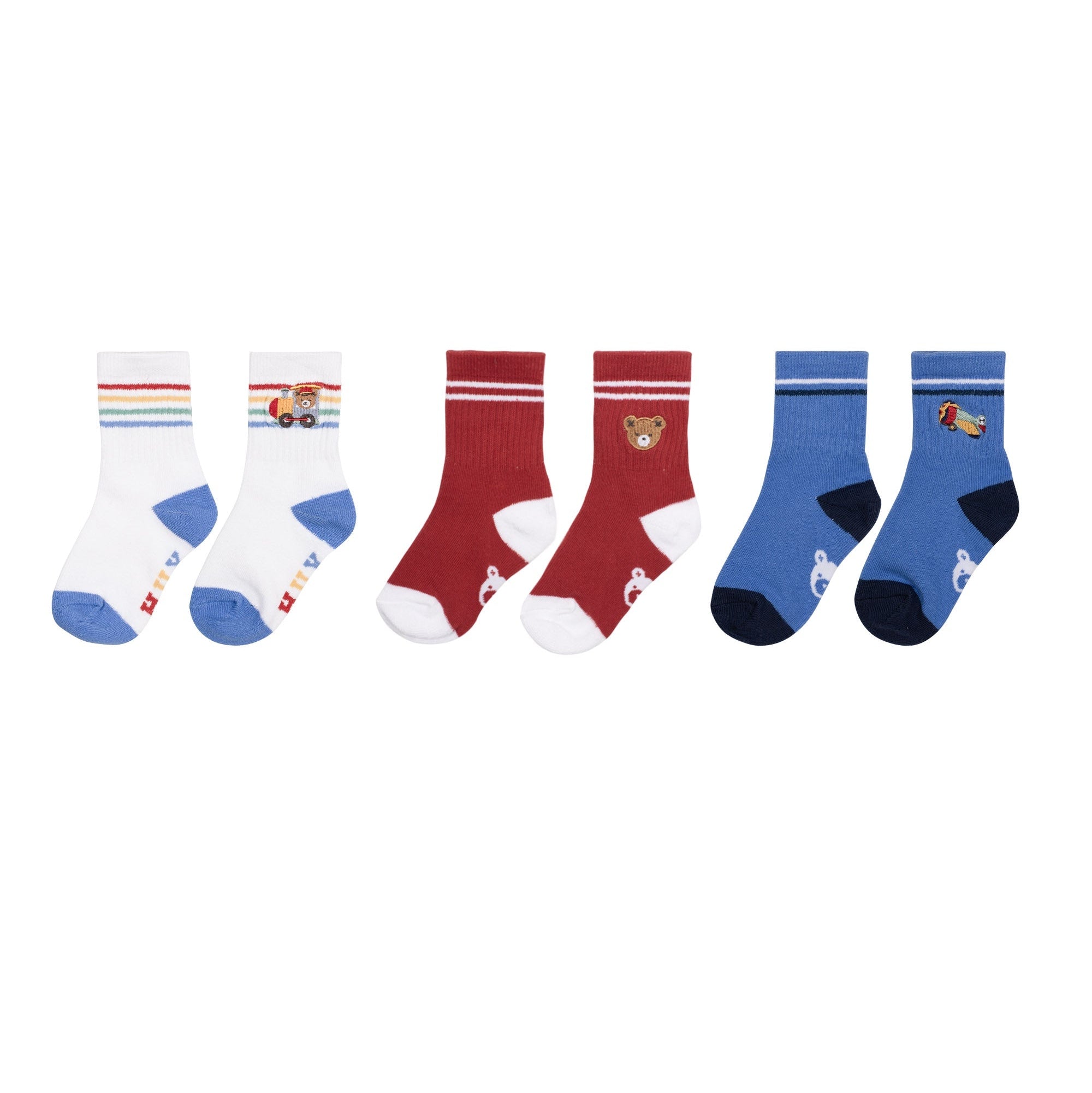Huxbaby Sporty Socks 3 Pack Jetsetter