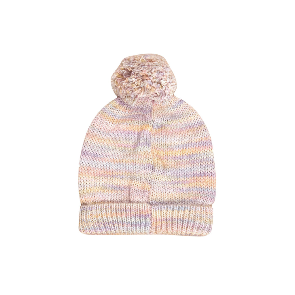 Knit Beanie - Rainbow