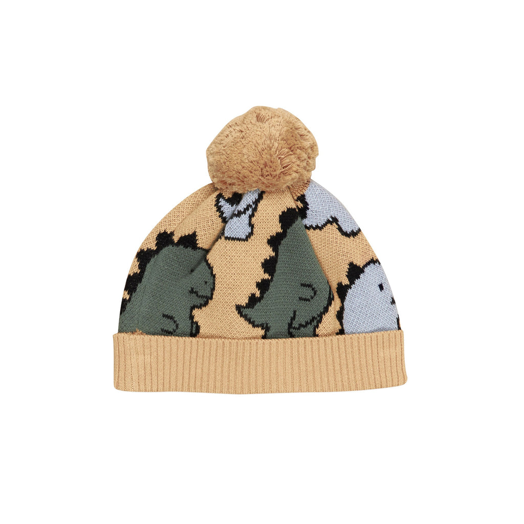 T-Rex Knit Beanie - Pebble