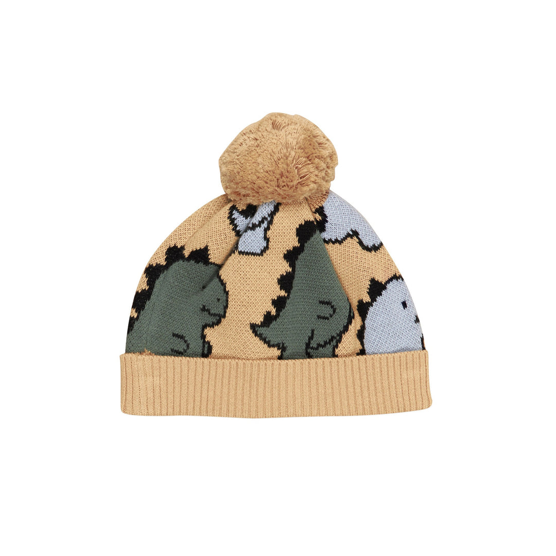 Huxbaby T-Rex Knit Beanie - Pebble