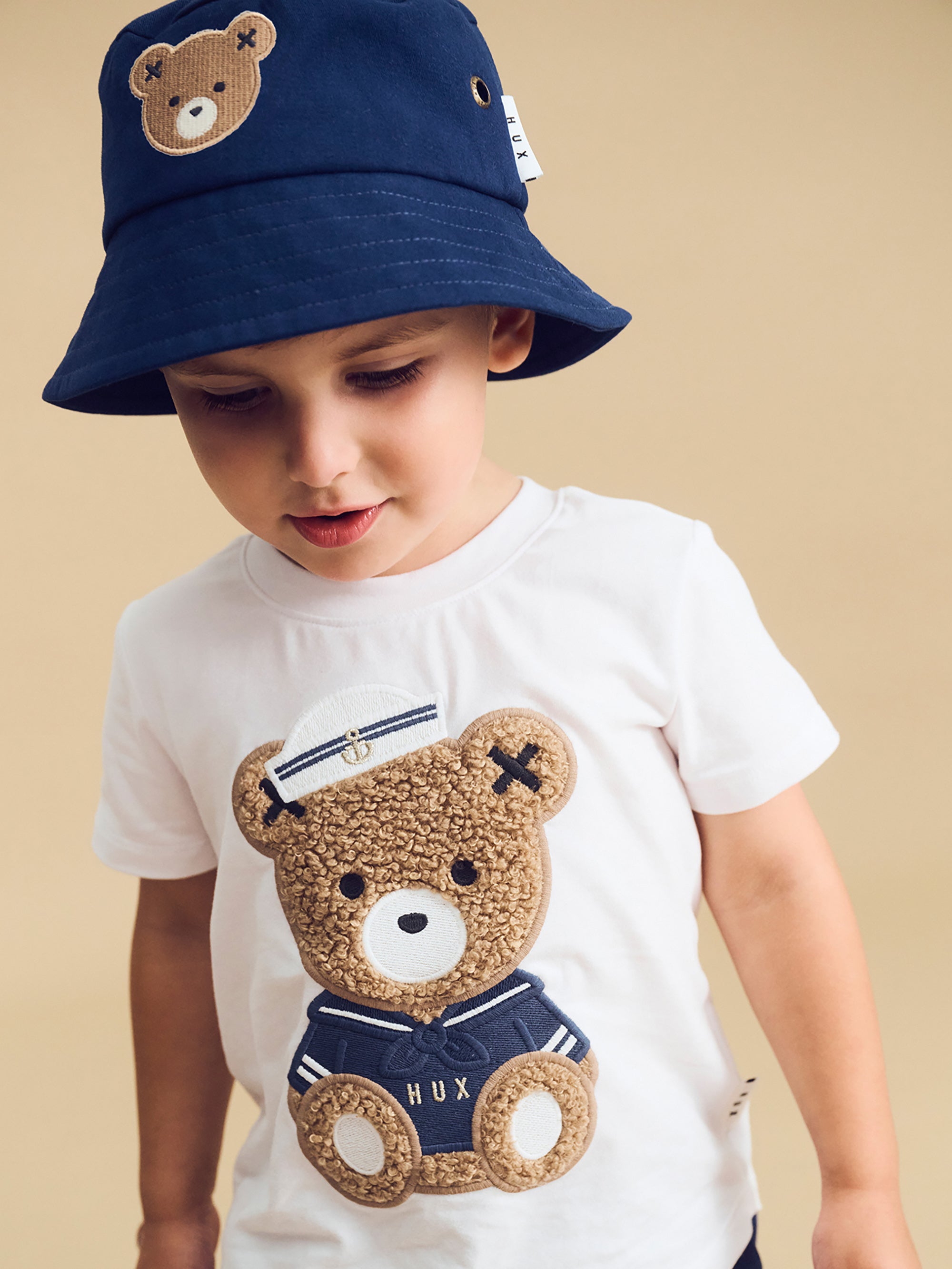 Huxbear Bucket Hat-Navy