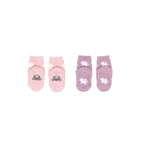 Magical Unicorn 2pk Socks - Rosebud + Orchid
