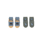 T-Rex 2pk Socks - Dino Blue + Light Spruce