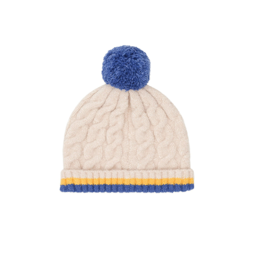 Cable Stripe Beanie