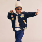 Cable Stripe Beanie