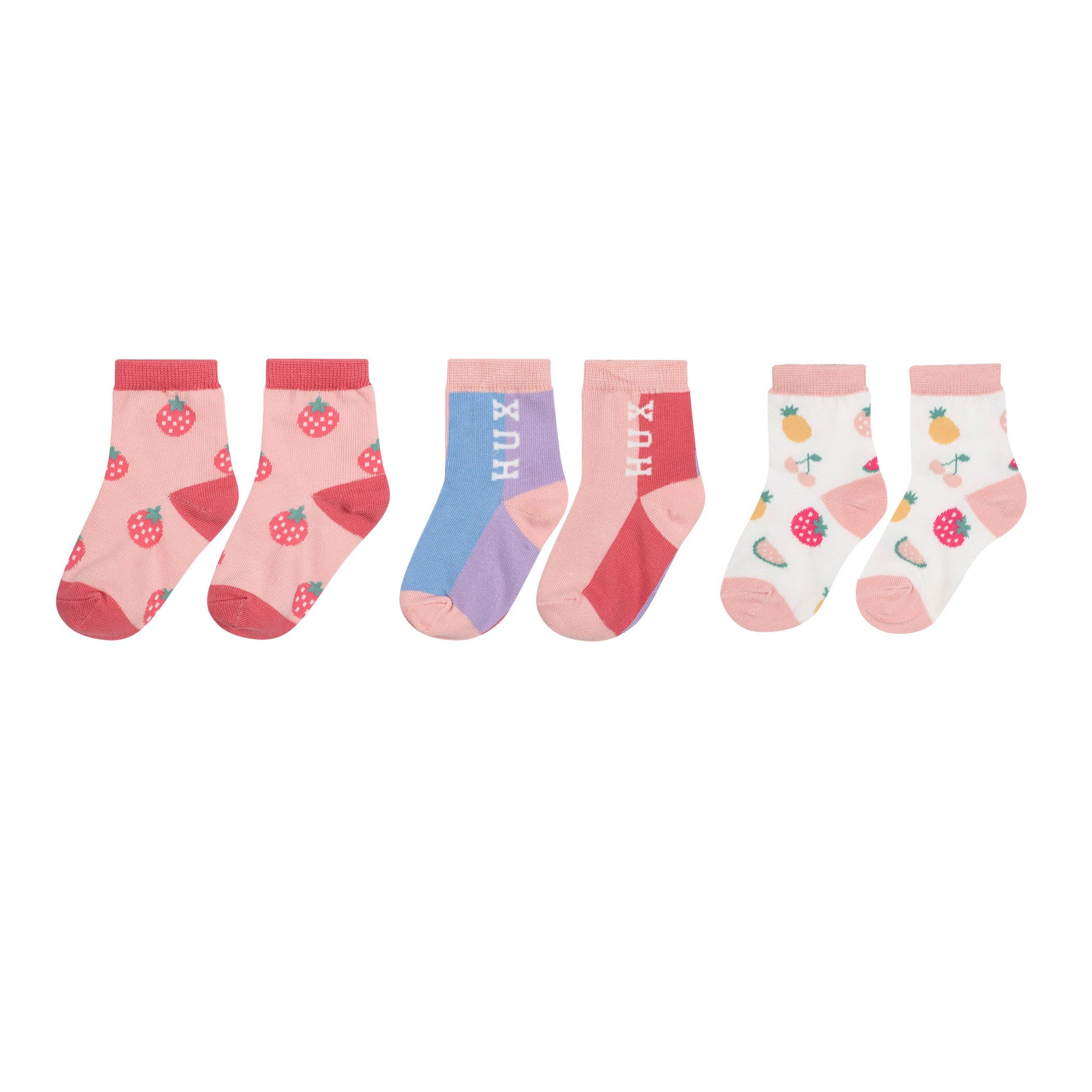 Huxbaby Best Socks Ever 3 Pack Tutti Frutti