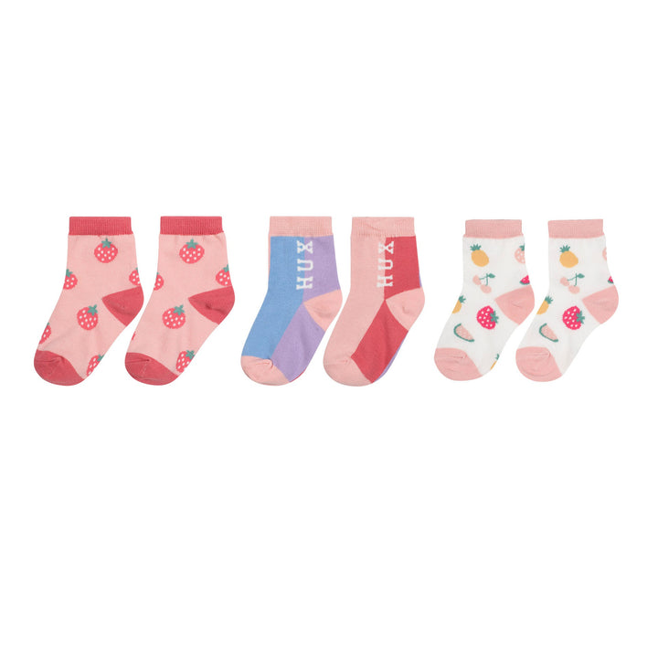 Huxbaby Best Socks Ever 3 Pack Tutti Frutti