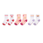 Huxbaby Sporty Socks 3 Pack Sweetheart