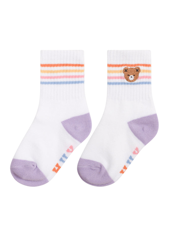 Huxbaby Sporty Socks 3 Pack Sweetheart