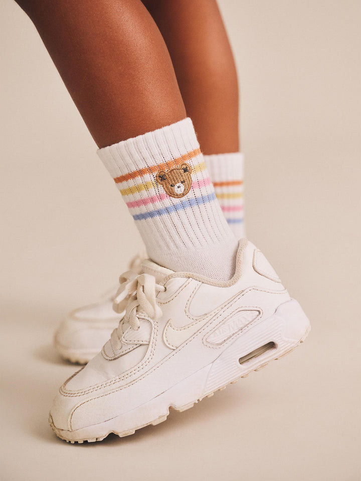Huxbaby Sporty Socks 3 Pack Sweetheart