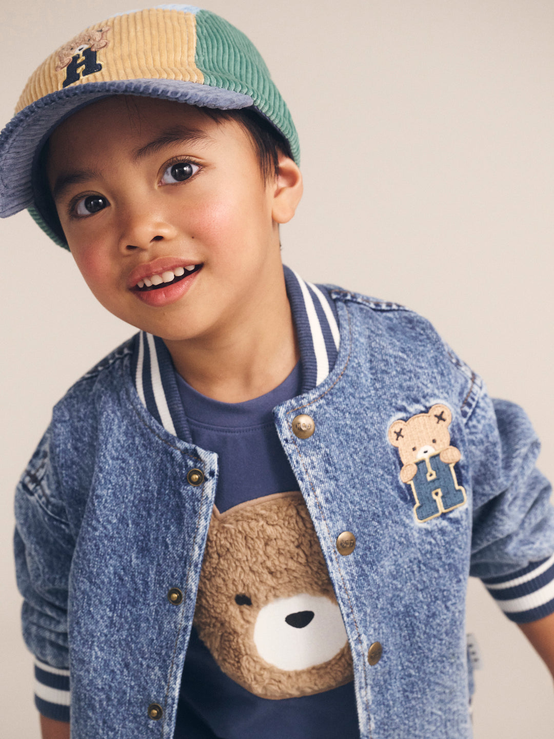 Huxbaby Midnight Colour Block Cord Cap