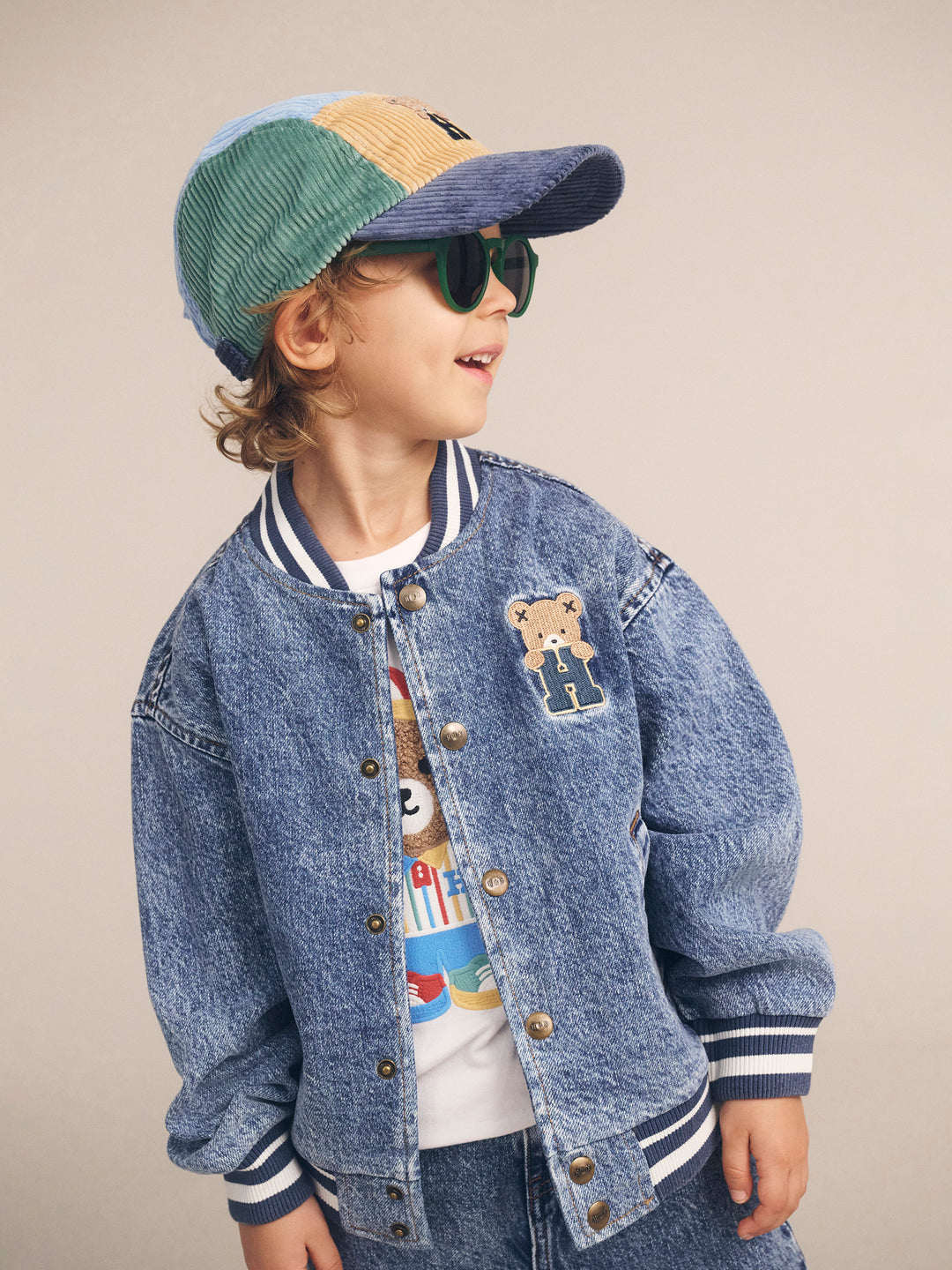 Huxbaby Midnight Colour Block Cord Cap