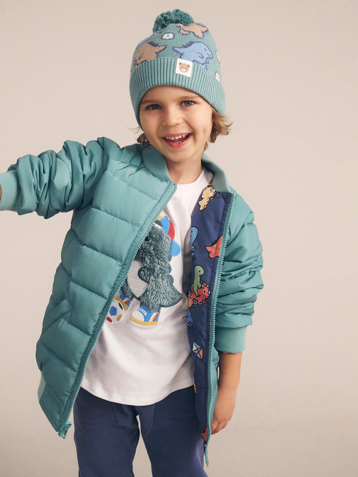 Huxbaby Dino Play Knit Beanie