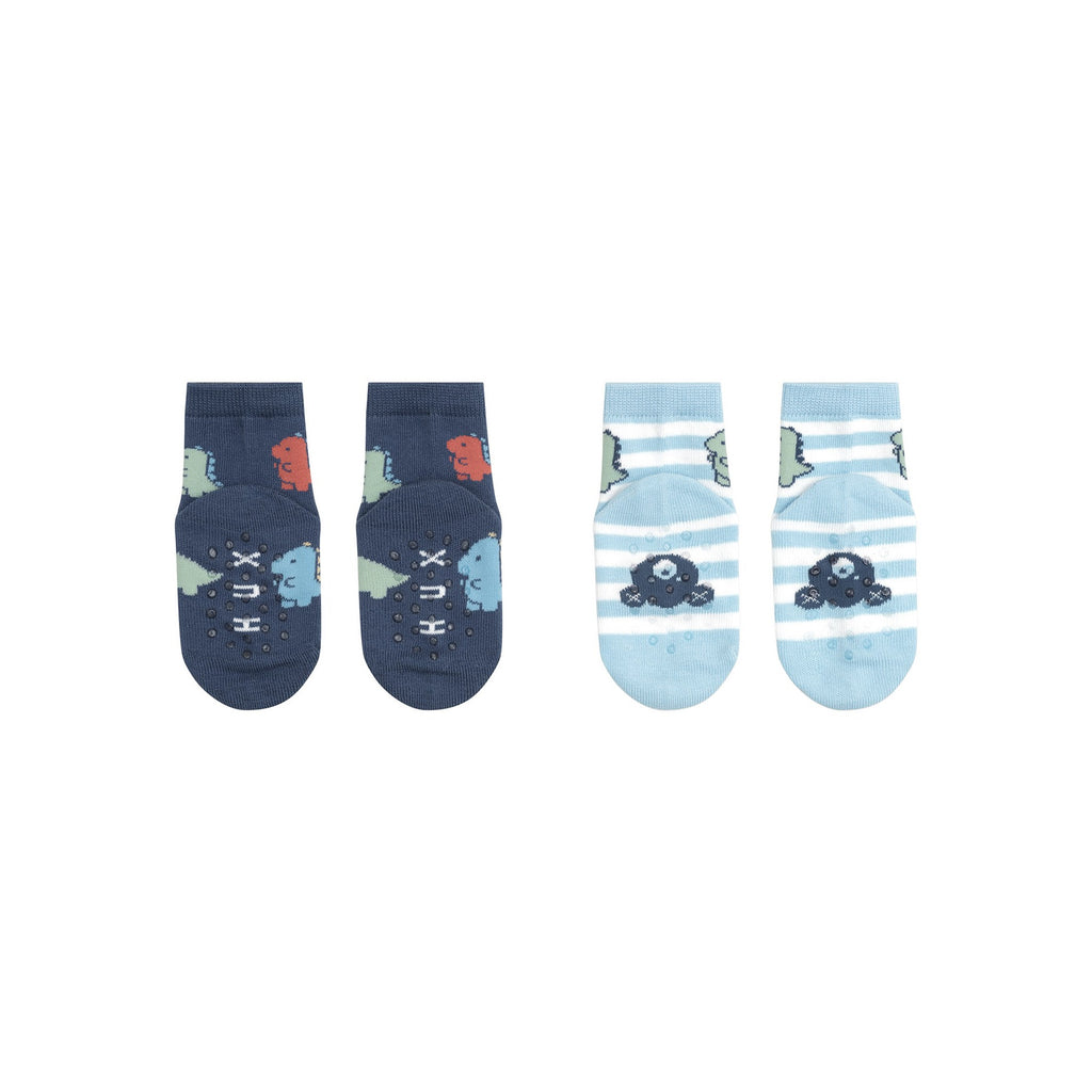 Dino Play 2 pack Socks - Marine Blue/Navy