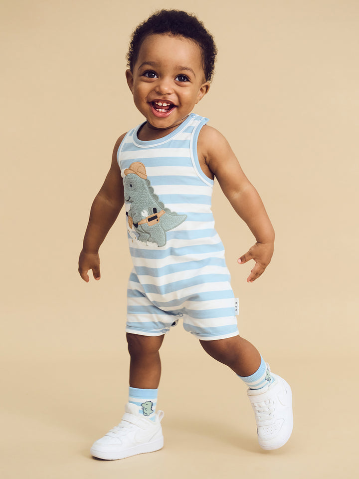 Huxbaby Dino Play 2 pack Socks - Marine Blue/Navy
