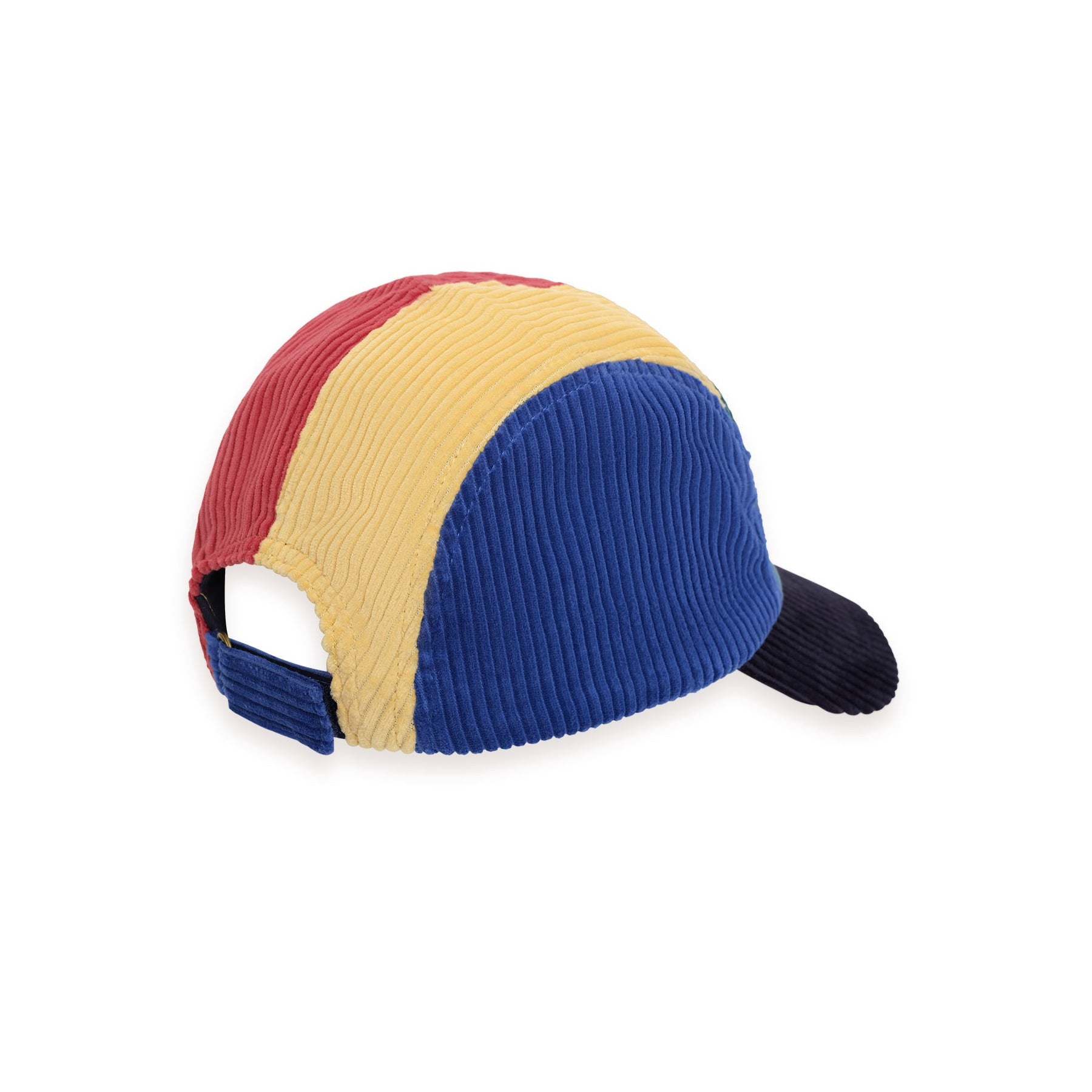 Colour Block Cord Panel Cap - Multi