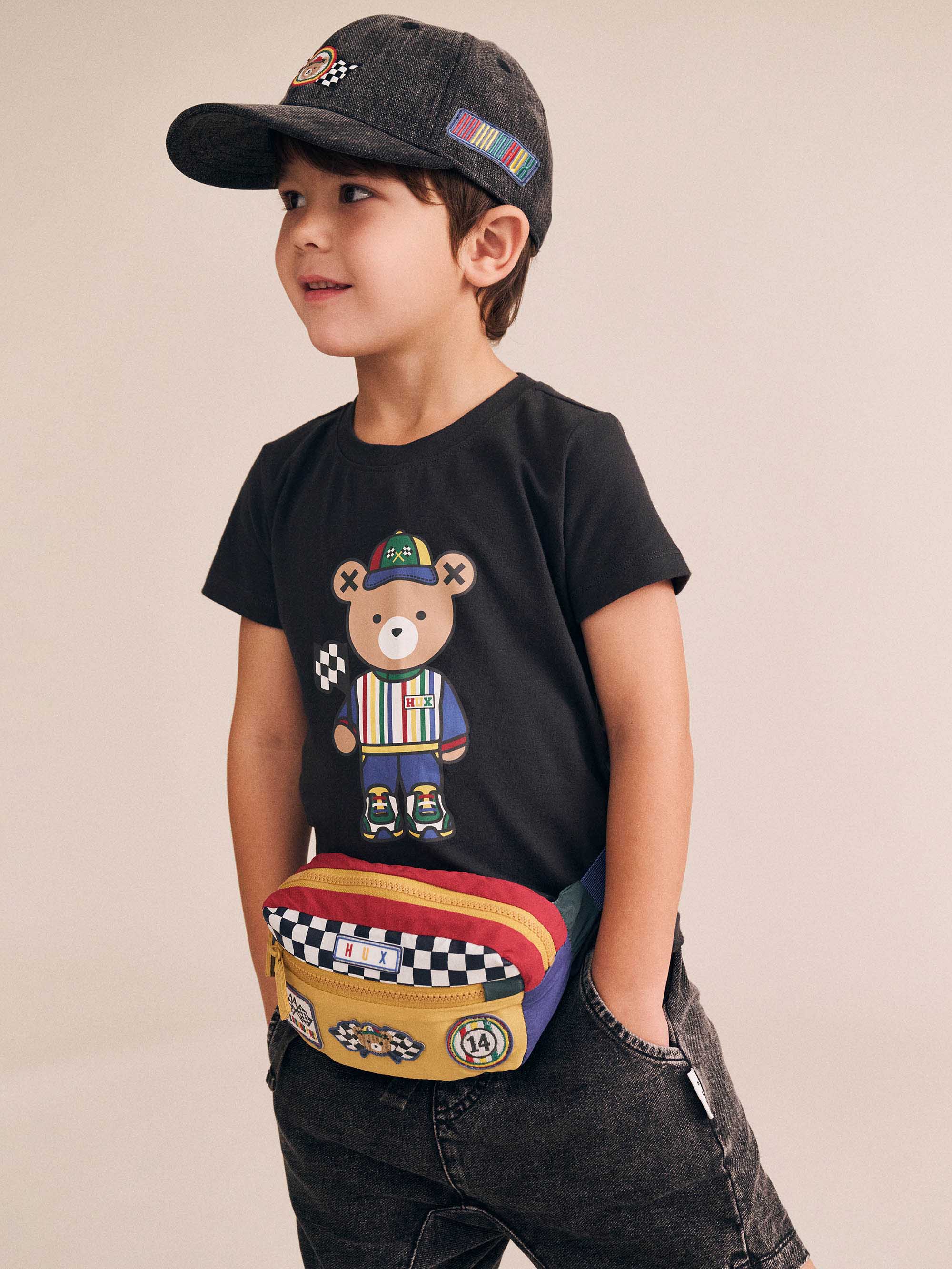 Knit Denim Racer Hux Cap