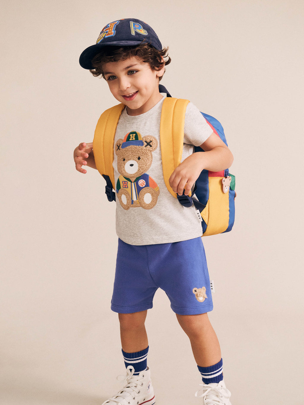 Hux Colour Block Varsity Backpack