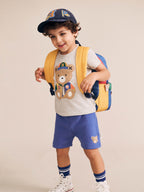 Hux Colour Block Varsity Backpack