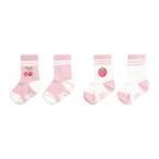 Sporty Fruit 2 pack Socks - Candy/White