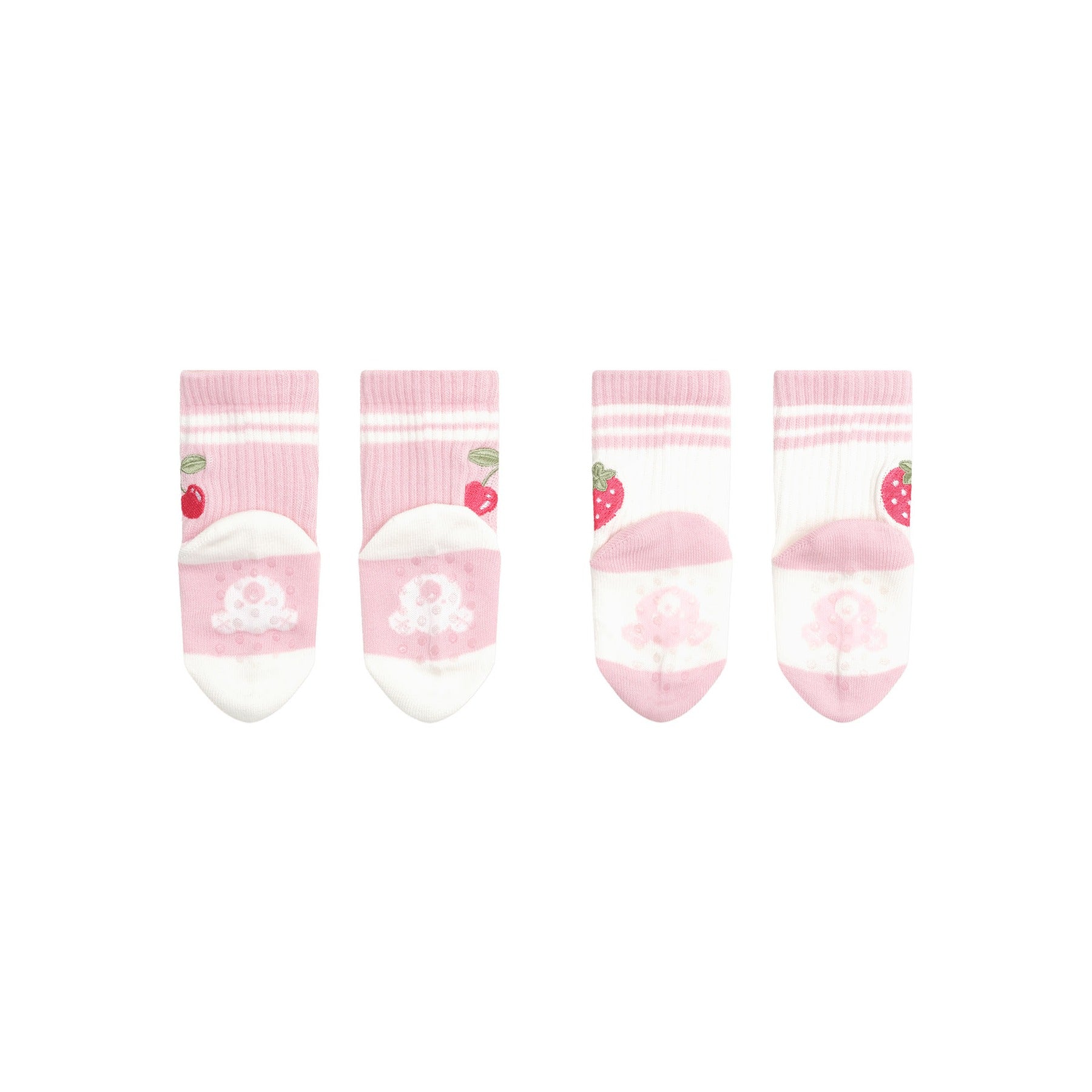 Sporty Fruit 2 pack Socks - Candy/White