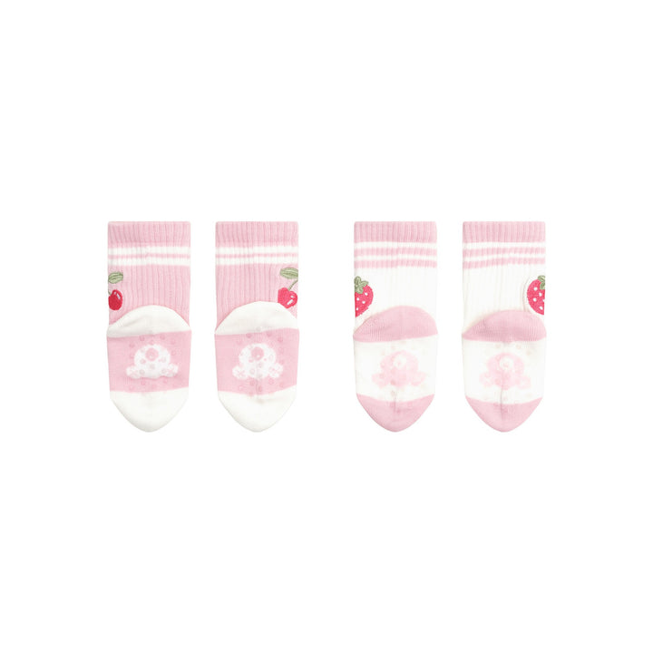 Huxbaby Sporty Fruit 2 pack Socks - Candy/White