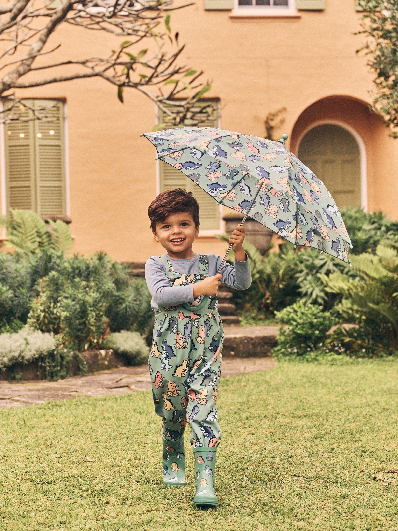 Dino Band Rainboot - Winter Green