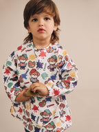 Huxbaby Parisian Painter Pup Art Smock