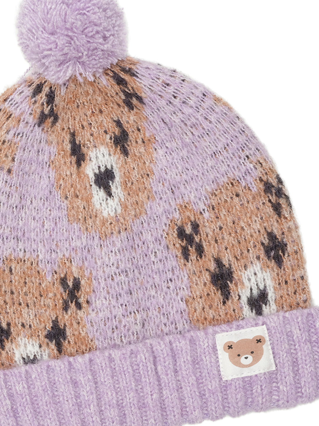 Huxbaby Orchid Huxbear Knit Beanie