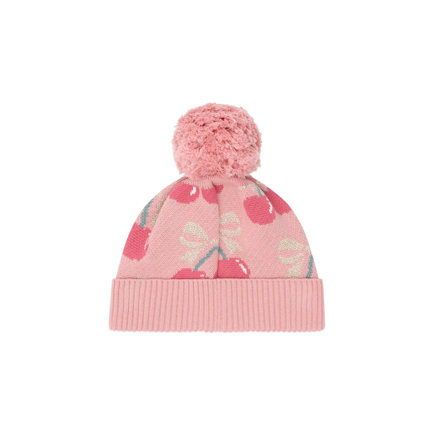 Cherry Bow Beanie