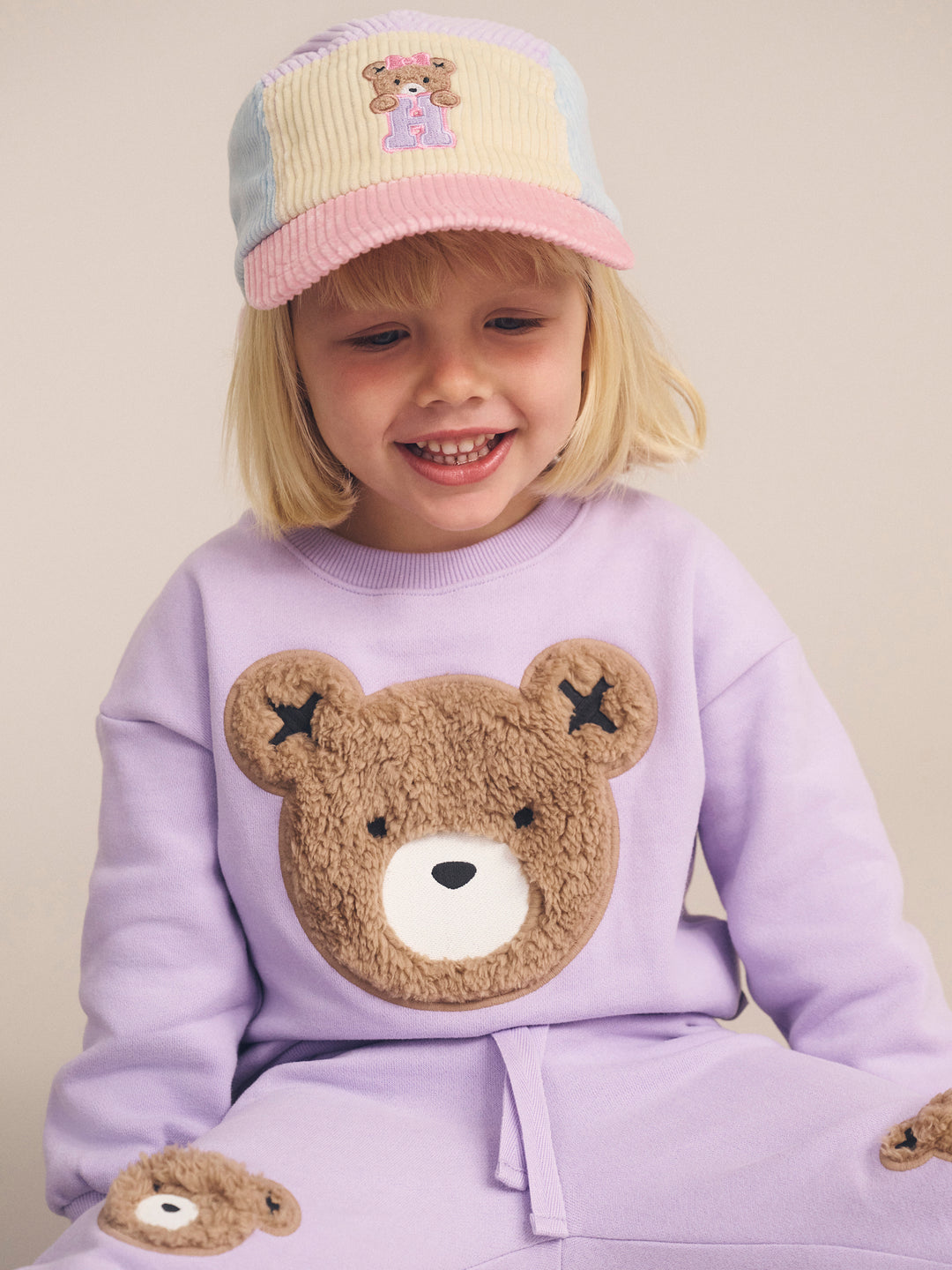 Huxbaby Blush Colour Block Cord Cap