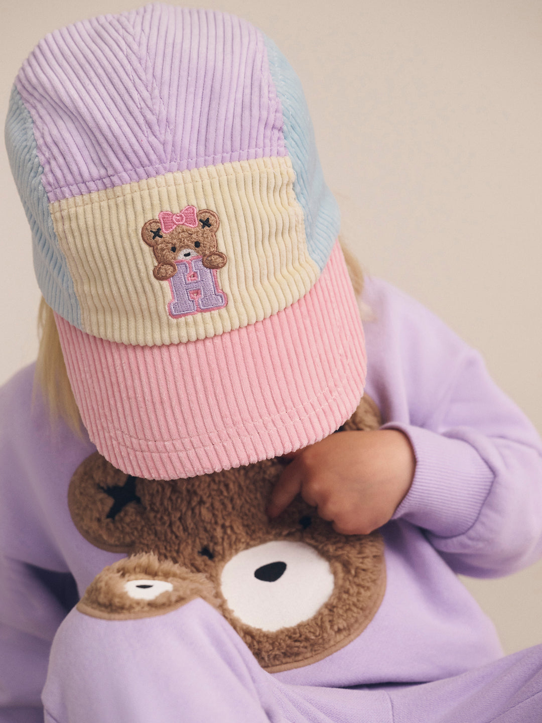 Huxbaby Blush Colour Block Cord Cap