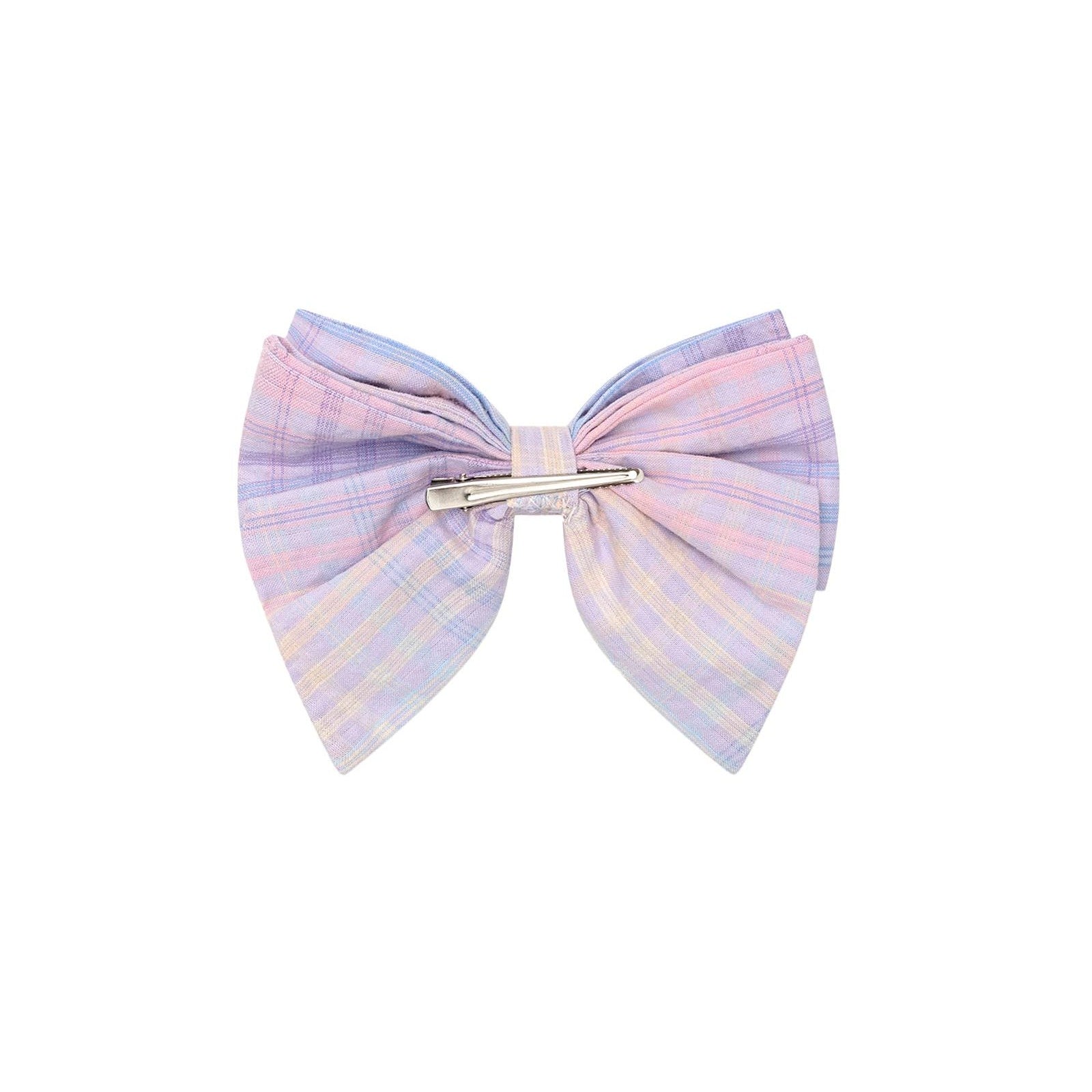 Huxbaby Rainbow Check Bow