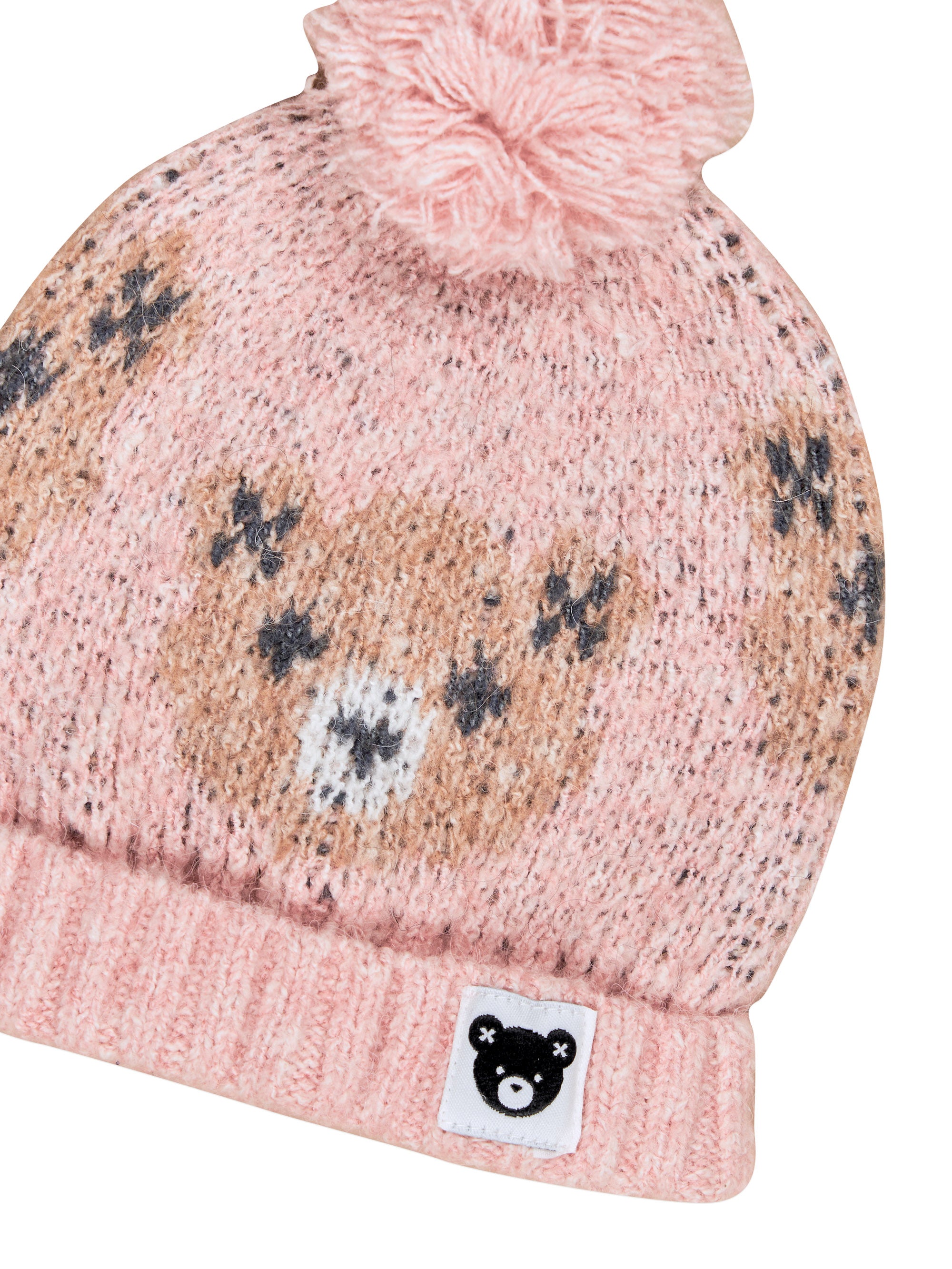 Huxbear Knit Beanie - Rosebud