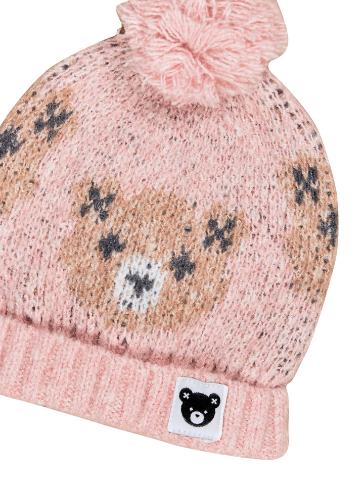 Huxbaby Huxbear Knit Beanie - Rosebud