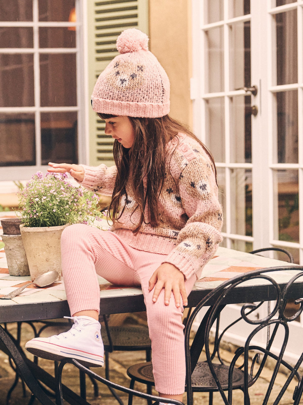 Huxbear Knit Beanie - Rosebud