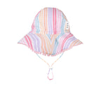 Frilly Sunhat Rainbow Stripe