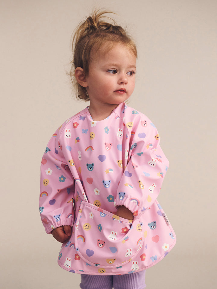 Huxbaby Hux Emoji Messy Smock