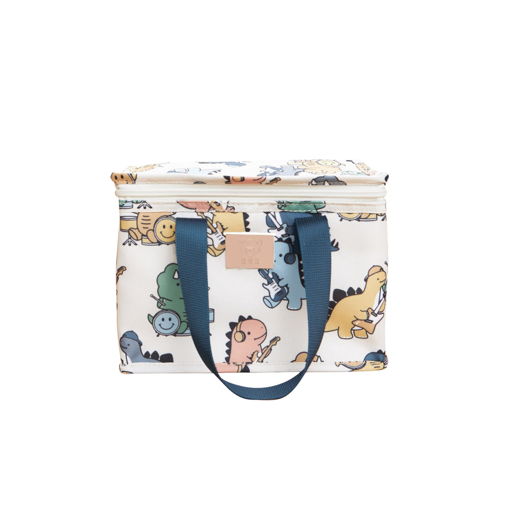 Dino Band Lunch Bag - Almond Milk
