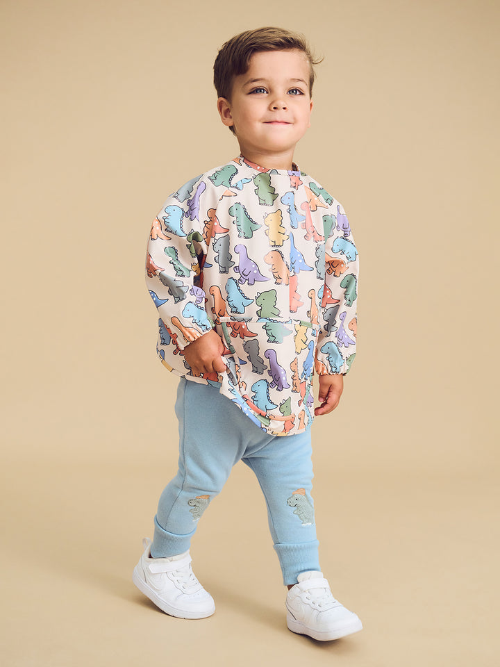 Huxbaby Dino Play Smock - Mult