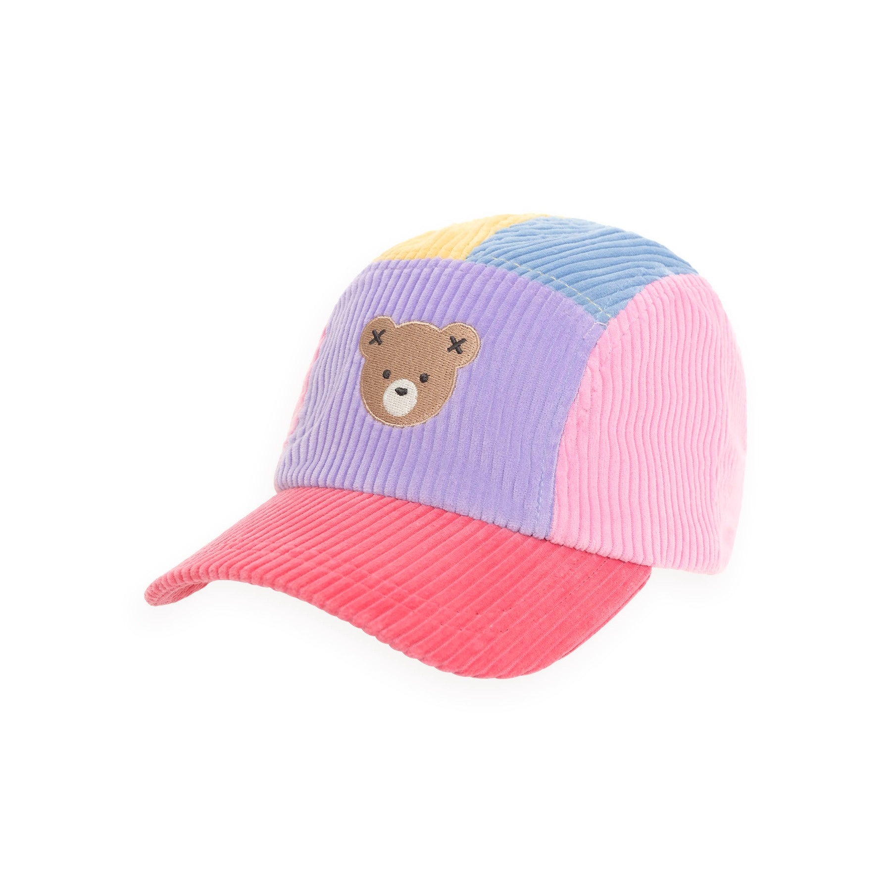 Colour Block Cord Panel Cap