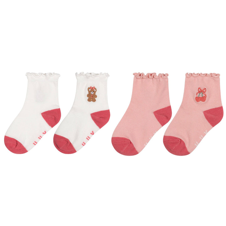 Huxbaby Frilly Festive Socks 2Pk