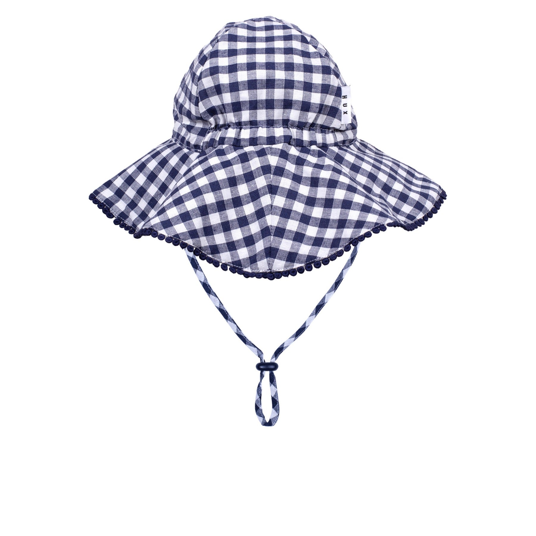 Huxbaby Frilly Sunhat Cherry Pie Check